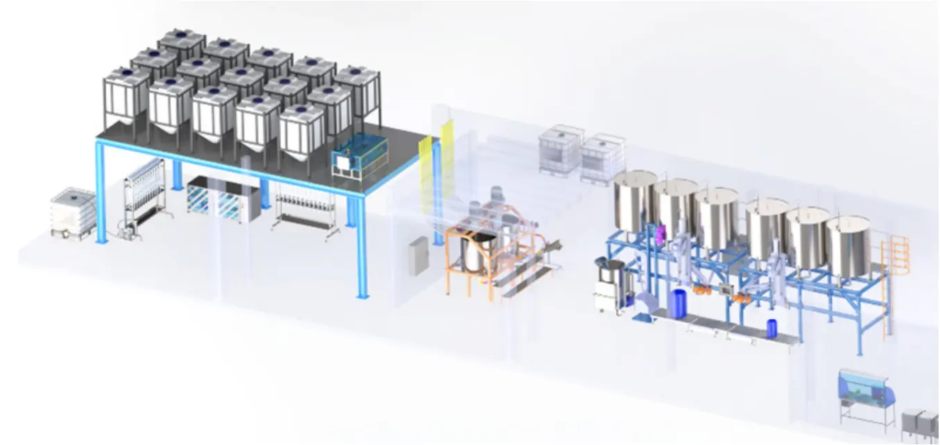 Printing Paste Preparation Unit Storage and Dosing Systems (PCK)